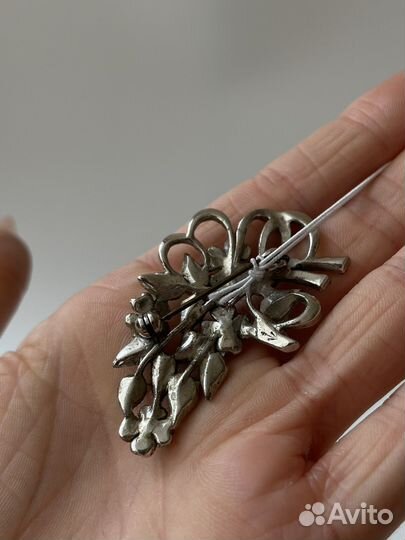 Брошь цветы винтажная Европа Арт. Б463