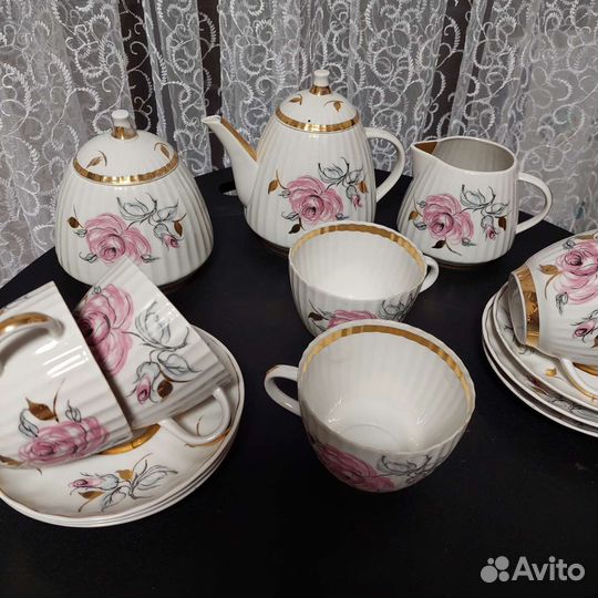 Чайный сервиз СССР ффз Чайка