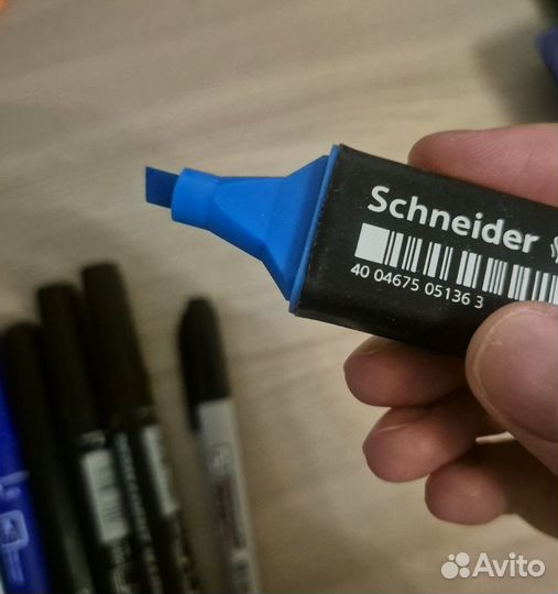 Фломастеры и маркеры, разные, 7 шт