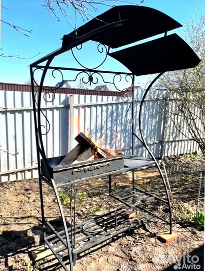 Мангал С крышей
