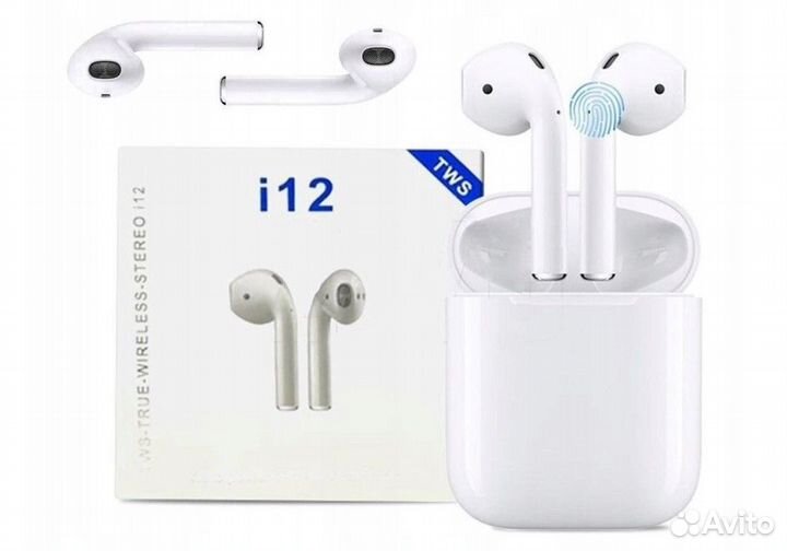 Беспроводные наушники iP i12 TWS