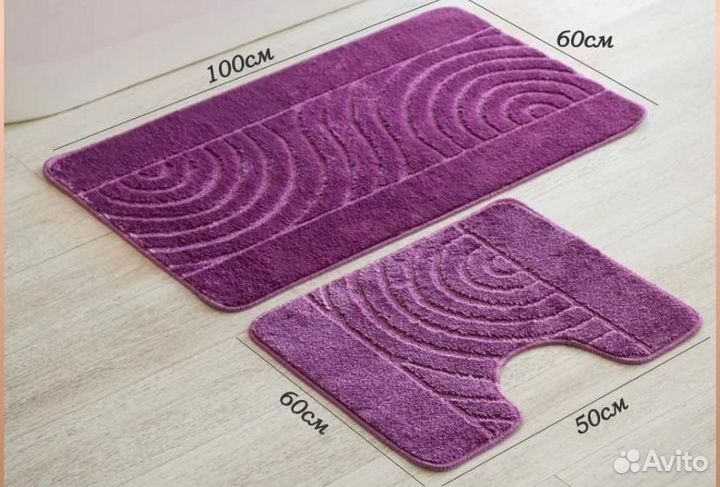 Набор ковриков для ванной и туалета