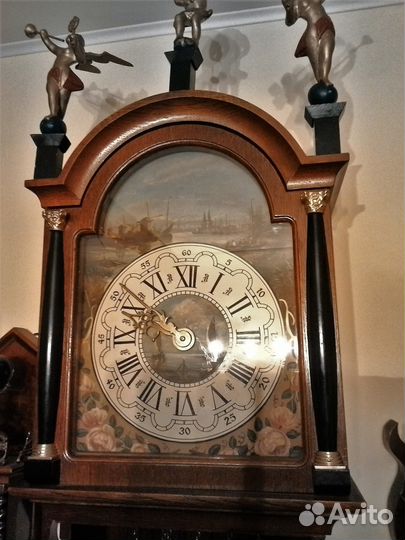 Антиквариат, старинные часы с четвертным боем 150