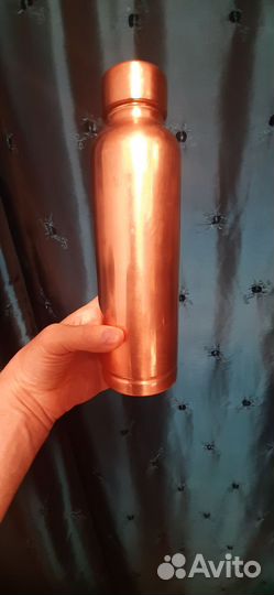 Бутылка медная для настаивания воды (Индия)