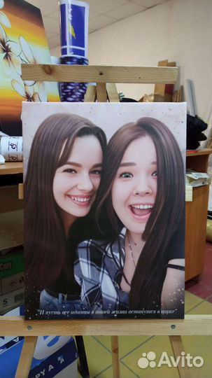 Печать на натуральном холсте за 1 день