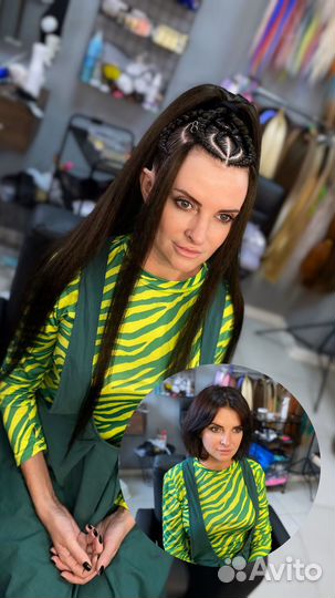 Прическа Брейды в хвост