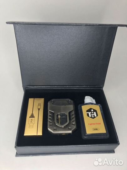 Зажигалка бензиновая USB 3 предмета