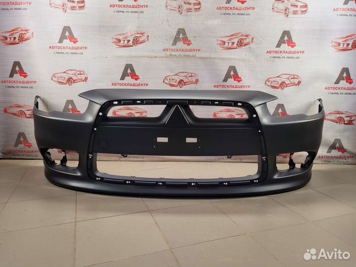 Бампер передний Mitsubishi Lancer 10 рестайлинг