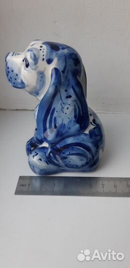 Статуэтка собаки Гжель
