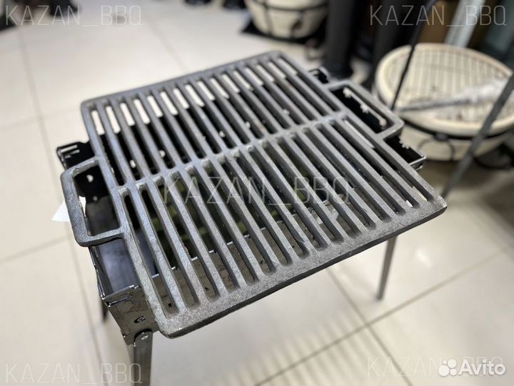 Чугунная решетка для гриля, большая