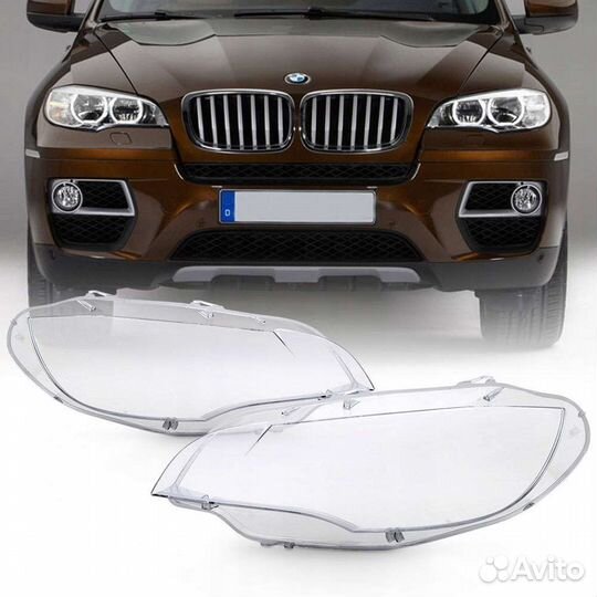 Стëкла фар BMW X6 E71/X5M E70 (2007 - 2012 Г.В)