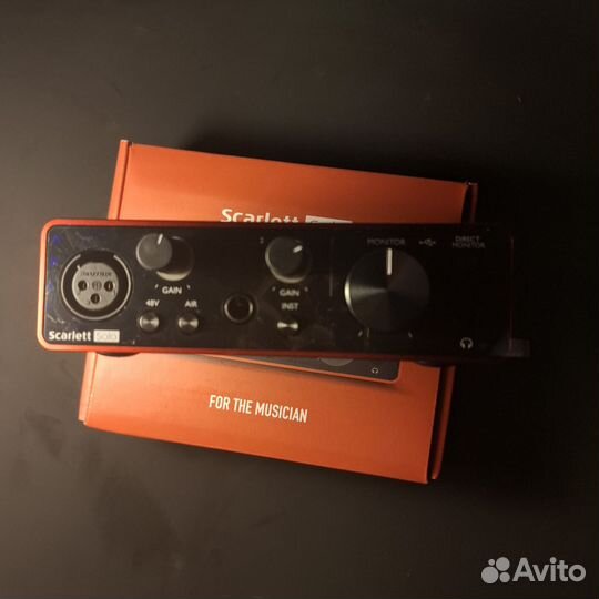 Звуковая карта focusrite scarlett solo