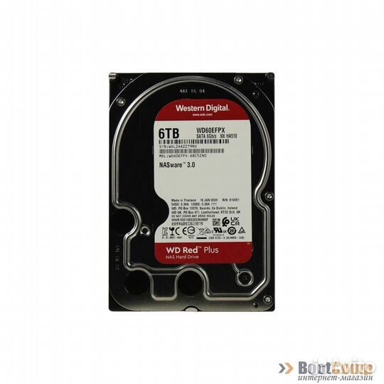 Жесткий диск 6000Gb (6TB) WD Caviar Red (NAS) WD60