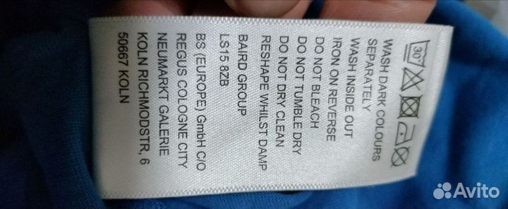 Футболка новая мужская BEN sherman 48/M