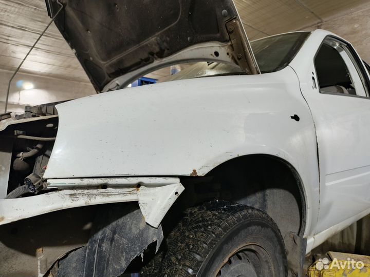 Переднее левое крыло лада калина 1
