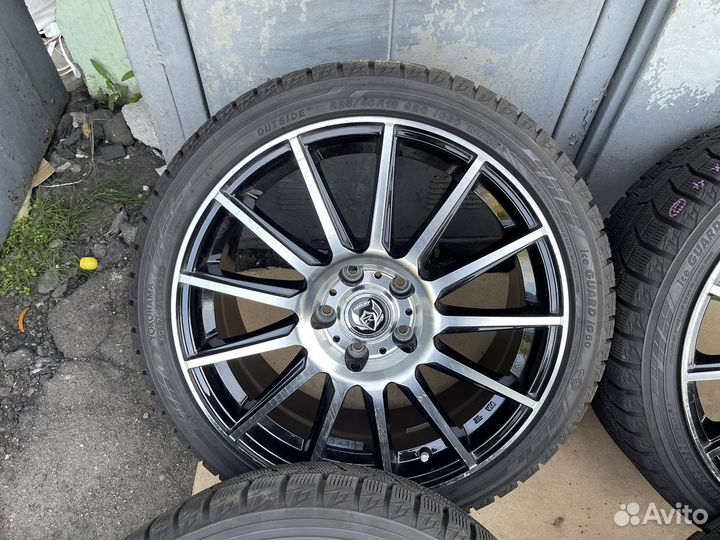 Колеса weds YJM 225/40/18 5/114,3 липучка