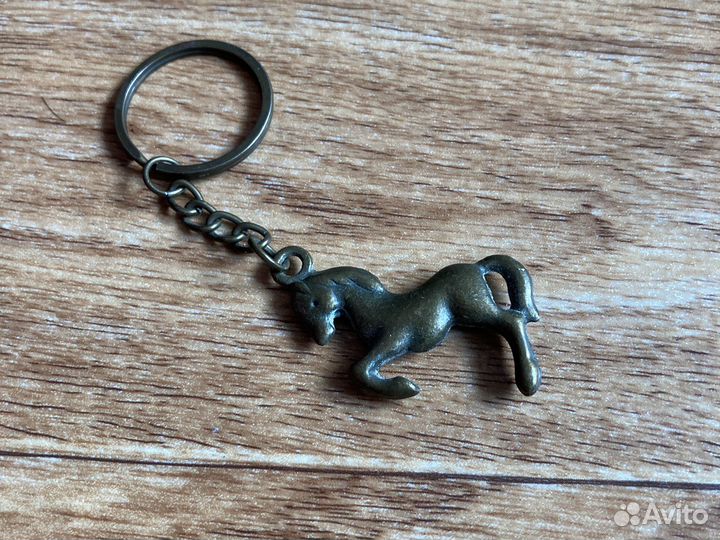 Брелок для ключей, СССР лошадь бронза