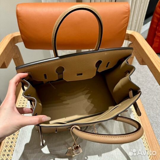 Сумка женская натуральная кожа hermes birkin