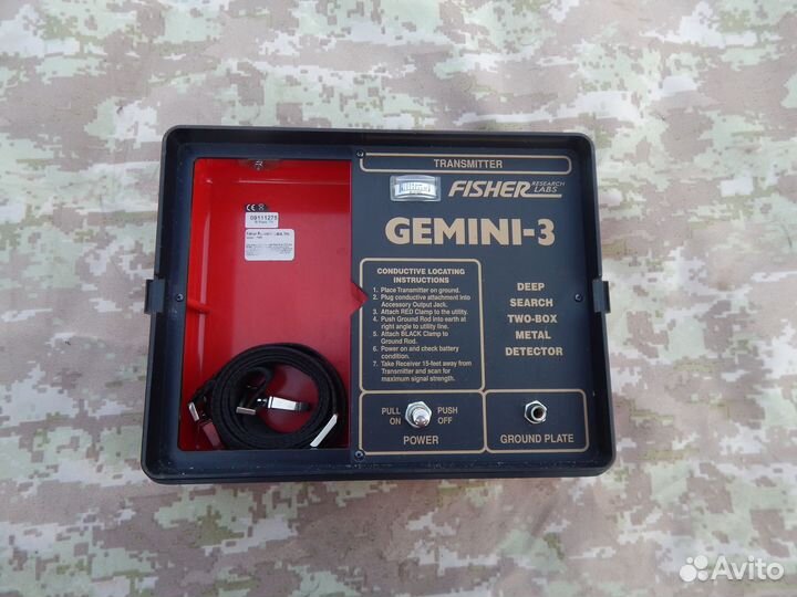 Металлодетектор fisher gemini 3