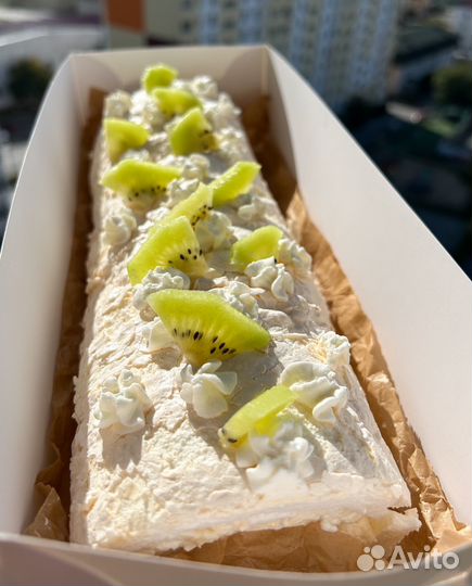 Меренговый рулет, печенье с шоколадными кусочками