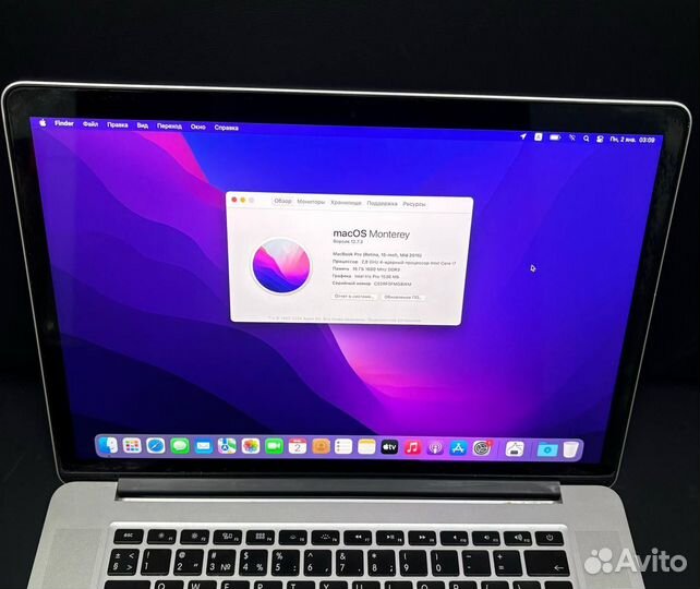 Macbook Pro 15 2015 i7 16gb 512gb r9