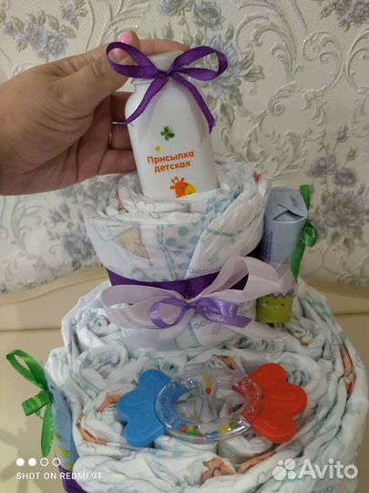 Торт из памперсов