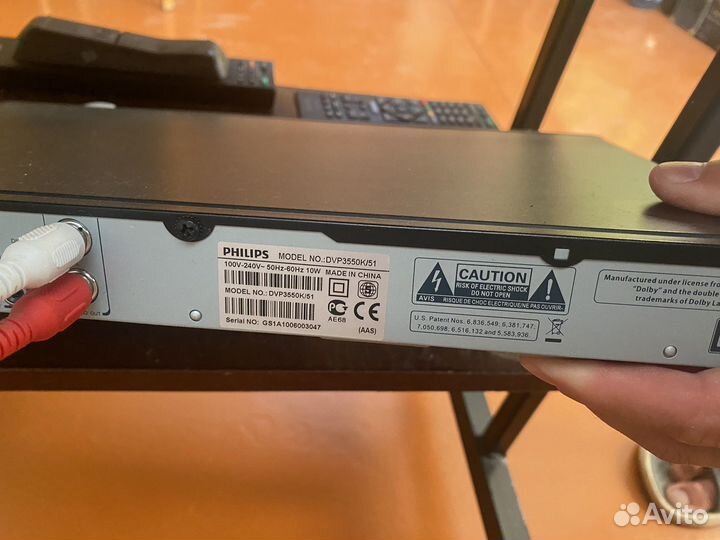 Dvd плеер Philips dvp3550k51