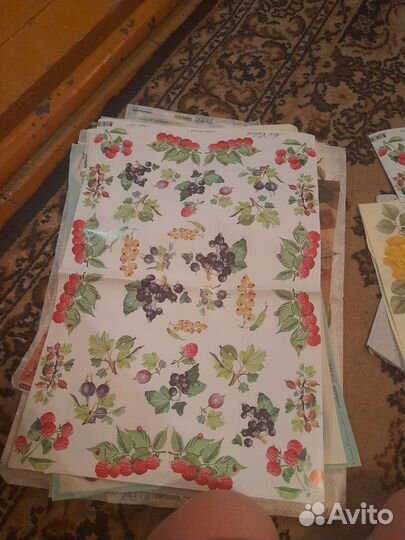 Карты для декупажа разные