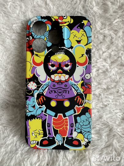 Чехол Kaws для iPhone 14 pro. абсолютно новый