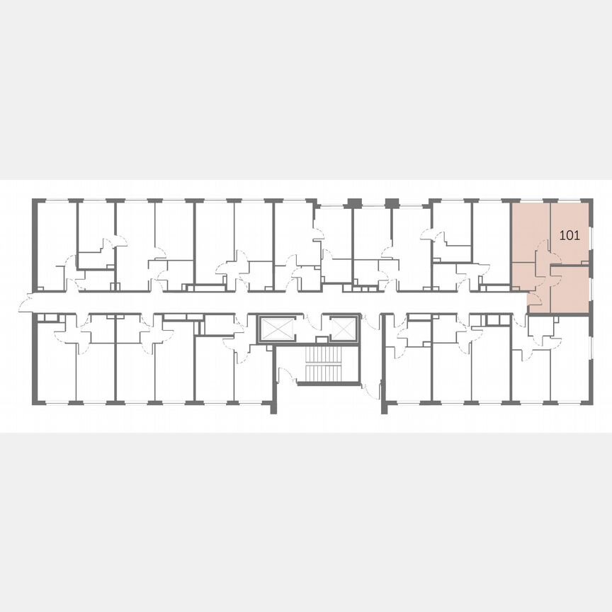 2-к. апартаменты, 45,4 м², 9/11 эт.