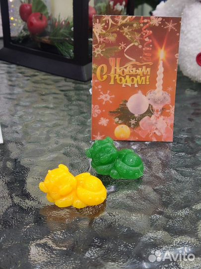 Мыло новогоднее, подарки на нг