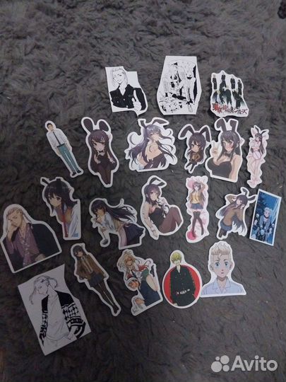 Наклейки с аниме