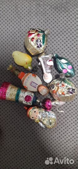 Елочные игрушки СССР одним лотом