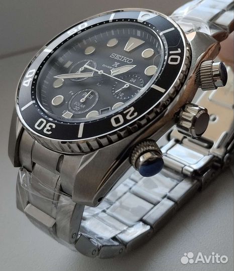 Часы Seiko Sumo Mod хронограф. Новый