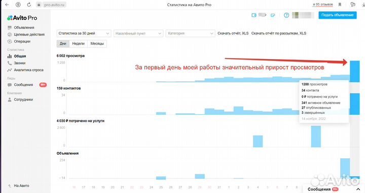 Услуги авитолога \ продвижение на Авито