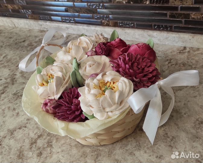 Зефирные букеты, корзины