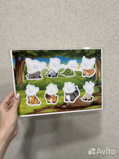 Развивающие игры для детей на липучках