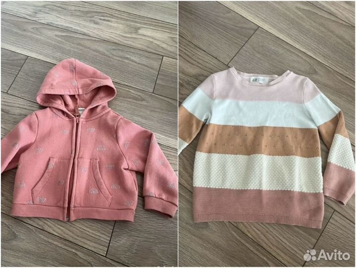 Флисовая кофта hm 98-104