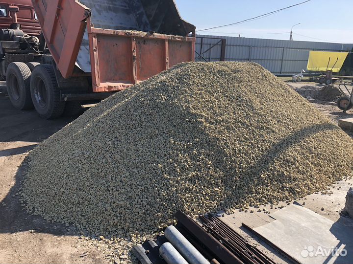 Песок щебень отсев