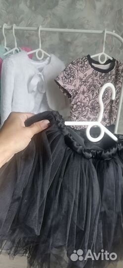 Вещи пакетом для девочки 86 92 98 104 платье штаны