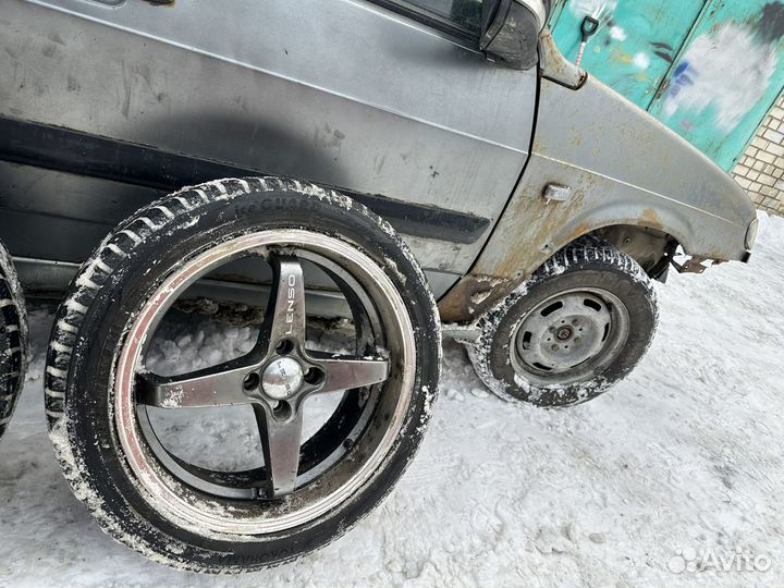 Литые диски R17 4x100 на зимней резине