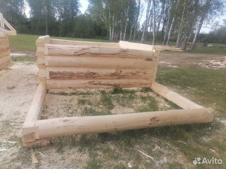 Готовая баня из сруба