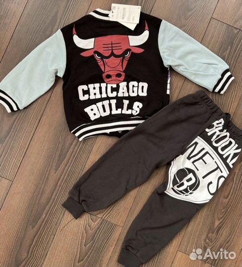 Костюм для мальчика новый NBA Lakers Chicago Bulls