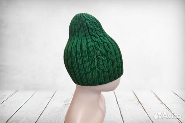Шапка женская вязаная ручная работа