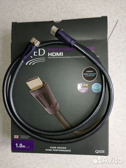 Кабель qed performance hdmi graphite 1 м