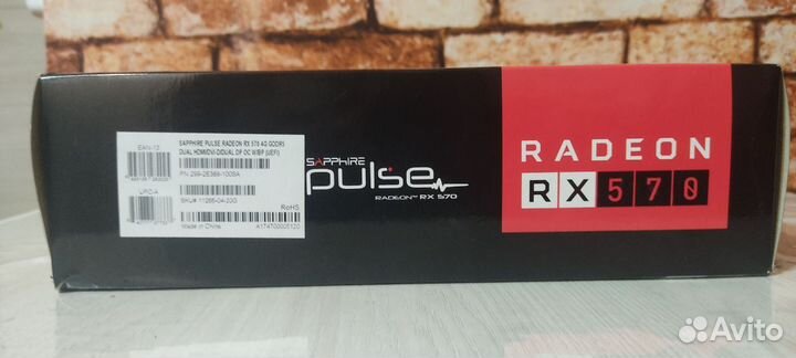 Видеокарта Sapphire Pulse Radeon RX 570 4G