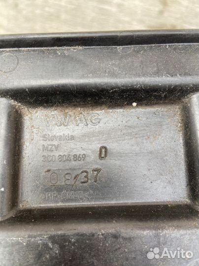 Площадка акб Volkswagen Passat Cc 2008-2017