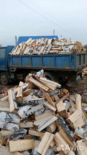 Дрова колотые сухие