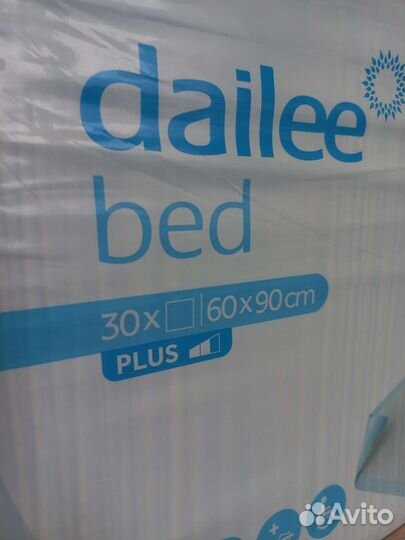 Пеленки одноразовые 60х90 30 штук Deili bed