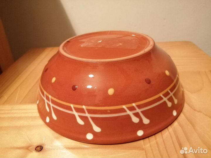 Горшочки и миска керамические